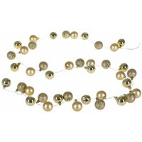 Casaria - Lichterkette Weihnachtskugeln Weihnachtsbeleuchtung Christbaumkugeln batteriebetrieben 2m Timerfunktion 8 Lichtereffekte gold Casaria - Lichterkette Weihnachtskugeln Weihnachtsbeleuchtung Christbaumkugeln batteriebetrieben 2m Timerfunktion 8 Lichtereffekte gold von Casaria