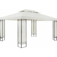 Pavillon Gartenzelt Gartenpavillon Elda 3x4m Metall Wasserabweisend Luxus creme Pavillon Gartenzelt Gartenpavillon Elda 3x4m Metall Wasserabweisend Luxus creme von Casaria