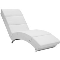 Relaxliege xxl London 186x89x55 cm Ergonomisch Kunstleder Gepolstert 180kg Belastbarkeit Wohnzimmer Büro Innen Chaiselongue Relaxsessel Kunstleder von Casaria