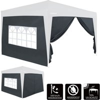 Casaria Seitenwände Faltpavillon 2er-Set Anthrazit 3x2m von Casaria