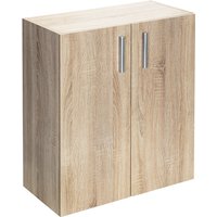 CASARIA® Kommode mit 2 Türen Holz Modern höhenverstellbarer Einlegeboden Schlafzimmer Büro Flur Mehrzweckschrank Aktenschrank Schrank 2 Fächer mit von Casaria