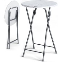 Stehtisch Klappbar 110cm Hoch Rund ø 60cm Holz Garten Camping Bistrotisch Bartisch Biertisch Partytisch Esstisch Klapptisch Gartentisch Weiß - Casaria Stehtisch Klappbar 110cm Hoch Rund ø 60cm Holz Garten Camping Bistrotisch Bartisch Biertisch Partytisch Esstisch Klapptisch Gartentisch Weiß - Casaria von Casaria