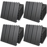 Wpc Fliesen 1m²-6m² Terrassenfliesen Set Holzfliesen 30x30cm Balkon Pool Garten 44x Klassik anthrazit Wpc Fliesen 1m²-6m² Terrassenfliesen Set Holzfliesen 30x30cm Balkon Pool Garten 44x Klassik anthrazit von Deuba