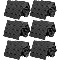 Wpc Fliesen 1m²-6m² Terrassenfliesen Set Holzfliesen 30x30cm Balkon Pool Garten 66x Klassik anthrazit Wpc Fliesen 1m²-6m² Terrassenfliesen Set Holzfliesen 30x30cm Balkon Pool Garten 66x Klassik anthrazit von Deuba