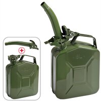 monzana Metallkanister 5L + Ausgießer von Casaria