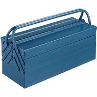 monzana Stahl Werkzeugkoffer Blau 53x20x20cm von Casaria