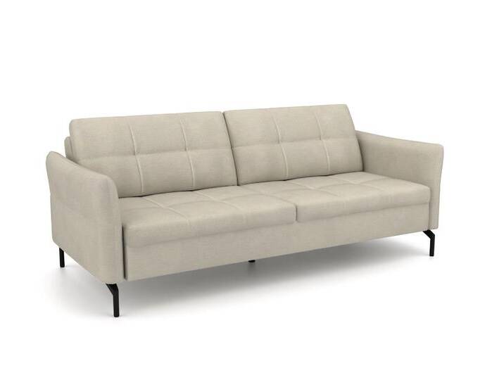 Einzelsofa 336 - Beige/Braun (Cremeweiß) - Feiner Strukturstoff von Casarista