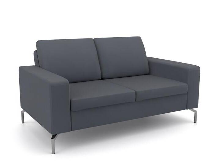 Einzelsofa 864 - Blau (Firmamentblau) - Vintage Velours von Casarista