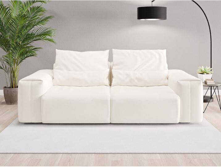 Einzelsofa Denver - Beige/Braun (Cremeweiß) - Feiner Strukturstoff von Casarista