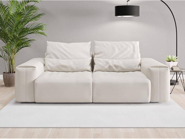 Einzelsofa Denver - Grau (Graubeige) - Feiner Mikrofaserstoff von Casarista