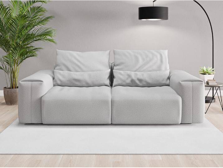 Einzelsofa Denver - Grau (Lichtgrau) - Softwolle von Casarista
