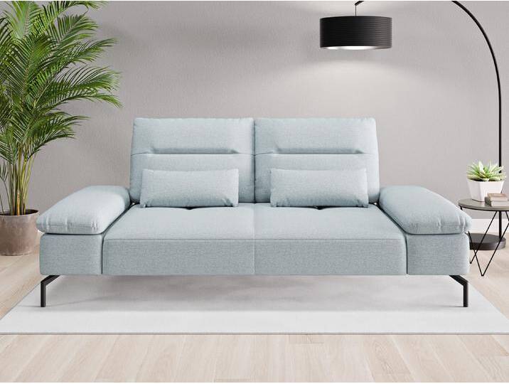 Einzelsofa Tokio - Blau (Pastellblau) - Feiner Strukturstoff von Casarista