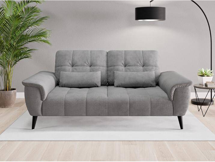 Einzelsofa Tokio - Grau (Mausgrau) - Grober Mikrofaserstoff von Casarista