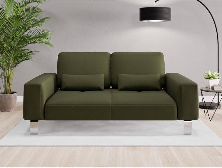 Einzelsofa Tokio - Grün (Waldgrün) - Feiner Mikrofaserstoff von Casarista