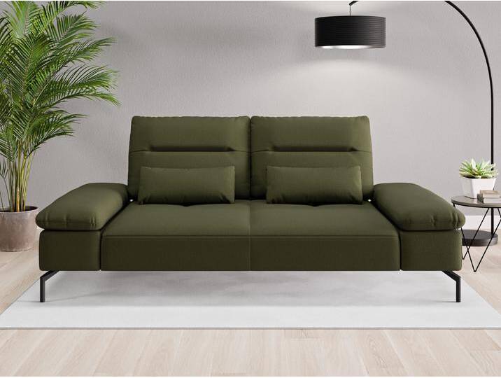 Einzelsofa Tokio - Grün (Waldgrün) - Feiner Mikrofaserstoff von Casarista