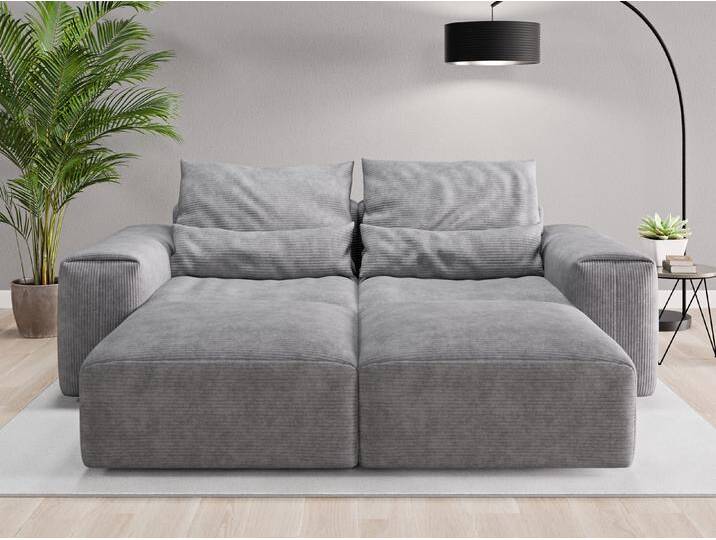 Loveseat Denver - Grau (Dunkelgrau) - Cordstoff von Casarista