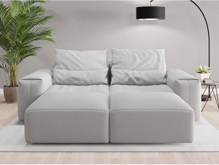 Loveseat Denver - Grau (Lichtgrau) - Softwolle von Casarista