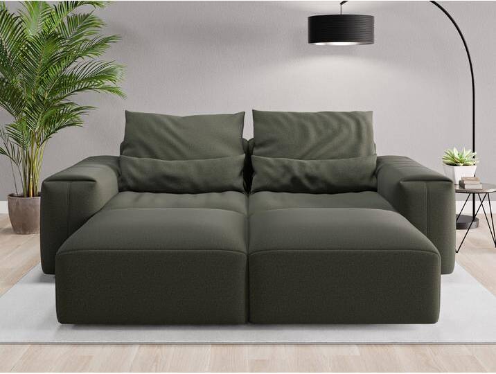 Loveseat Denver - Grün (Waldgrün) - Softwolle von Casarista