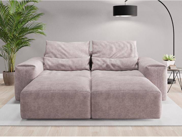 Loveseat Denver - Rosa (Altrosa) - Cordstoff von Casarista