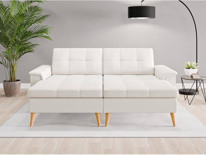 Loveseat Rio - Beige/Braun (Cremeweiß) - Softwolle von Casarista