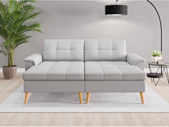 Loveseat Rio - Grau (Lichtgrau) - Softwolle von Casarista