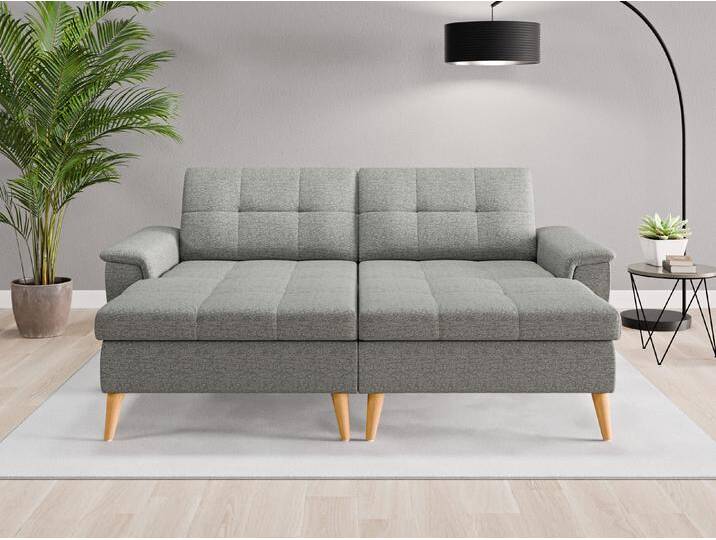 Loveseat Rio - Grau (Staubgrau) - Feiner Strukturstoff von Casarista