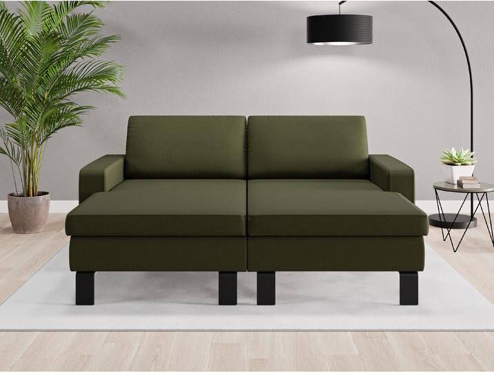 Loveseat Rio - Grün (Waldgrün) - Feiner Mikrofaserstoff von Casarista