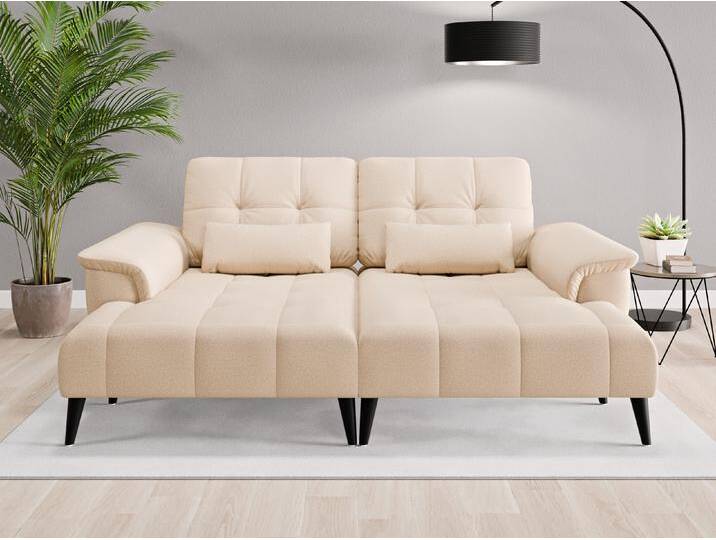 Loveseat Tokio - Beige/Braun (Beige) - Softwolle von Casarista