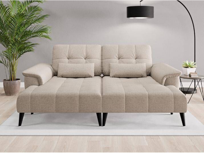 Loveseat Tokio - Beige/Braun (Beigegrau) - Feiner Strukturstoff von Casarista