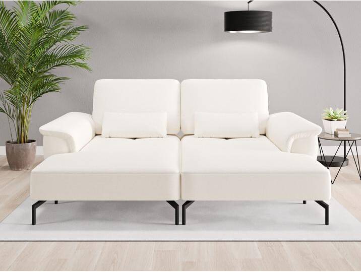 Loveseat Tokio - Beige/Braun (Cremeweiß) - Feiner Strukturstoff von Casarista