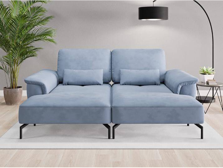 Loveseat Tokio - Blau (Jeansblau) - Vintage Velours von Casarista