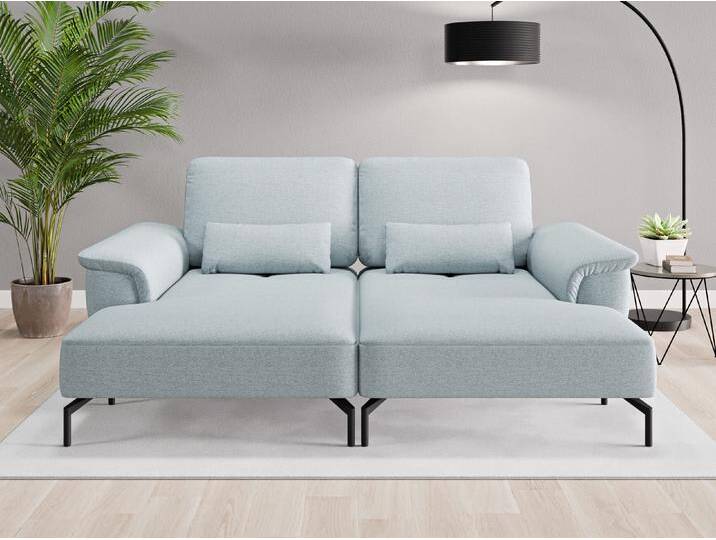 Loveseat Tokio - Blau (Pastellblau) - Feiner Strukturstoff von Casarista