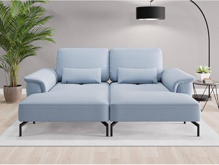 Loveseat Tokio - Blau (Taubenblau) - Feiner Mikrofaserstoff von Casarista