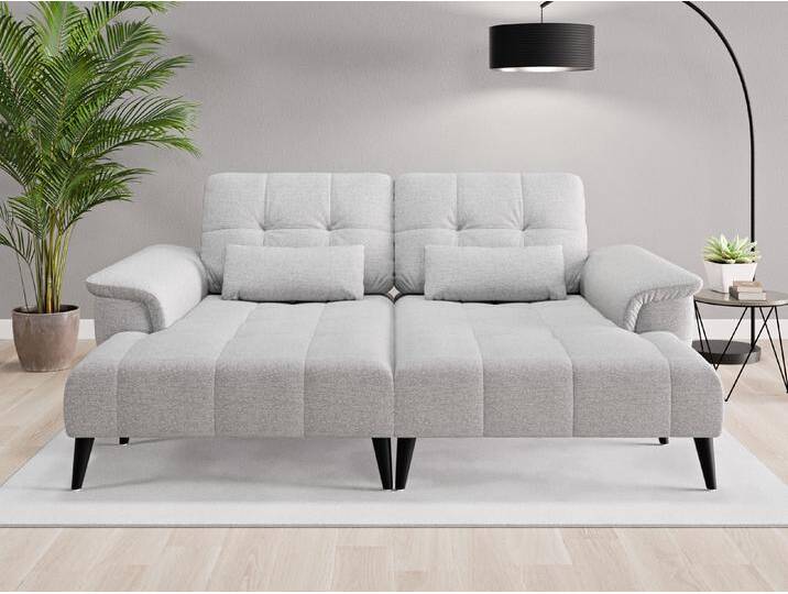 Loveseat Tokio - Grau (Lichtgrau) - Feiner Strukturstoff von Casarista