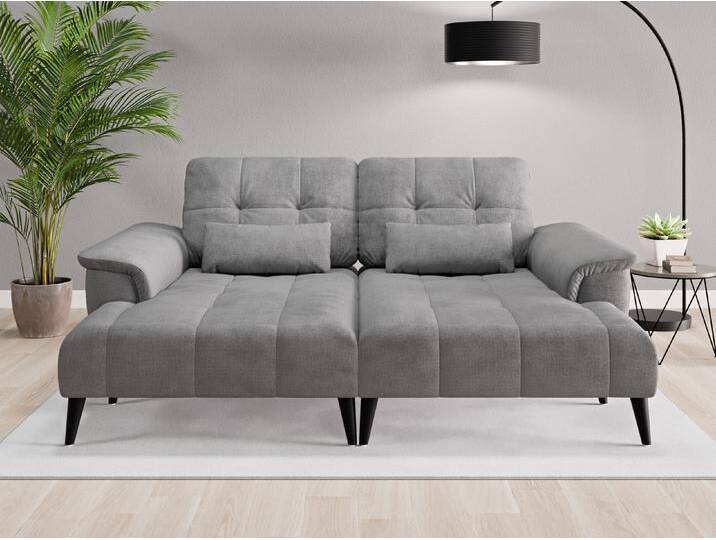 Loveseat Tokio - Grau (Mausgrau) - Grober Mikrofaserstoff von Casarista