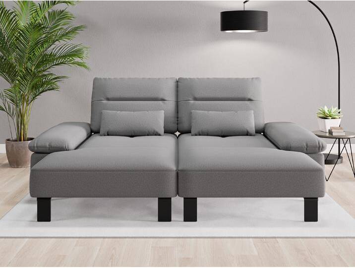 Loveseat Tokio - Grau (Schiefergrau) - Softwolle von Casarista
