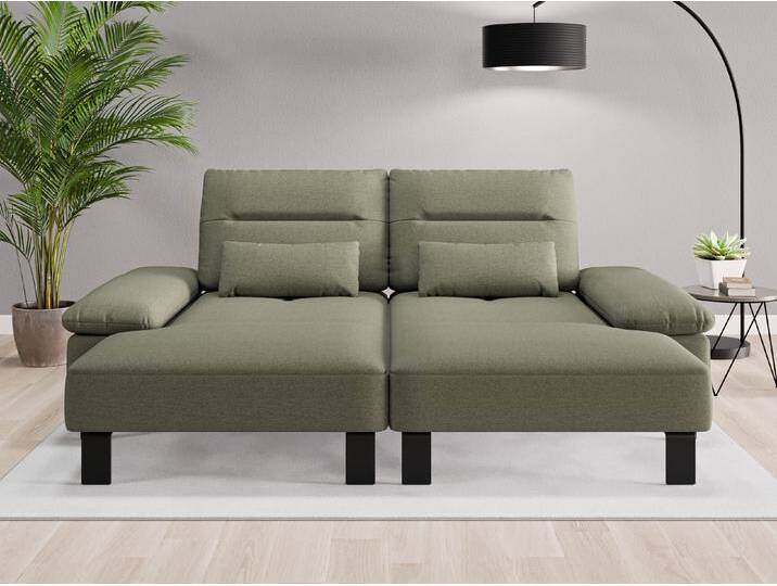 Loveseat Tokio - Grün (Farngrün) - Feiner Strukturstoff von Casarista