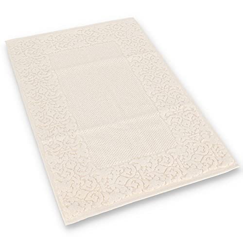Casatessile Barocco Bad Matte 60 x 90 cm. - Panna Casatessile Barocco Bad Matte 60 x 90 cm. - Panna von Casatessile
