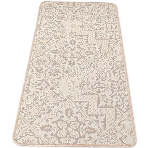 Casatessile Rutschfester Küchenteppich MAIOLICHE LISCIO Gang-Teppich, Gang-Walkway, Metro-Walkway - BEIGE, 120 cm. Casatessile Rutschfester Küchenteppich MAIOLICHE LISCIO Gang-Teppich, Gang-Walkway, Metro-Walkway - BEIGE, 120 cm. von Casatessile