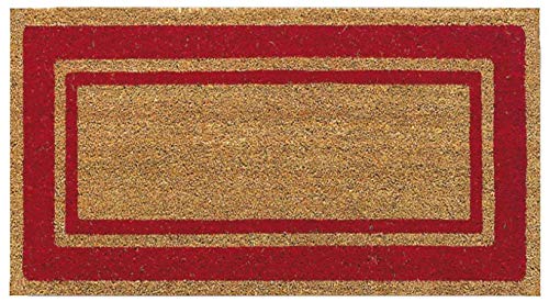 Fußabtreter Super Kokosmatte, 50 x 100 cm rot von Casatessile