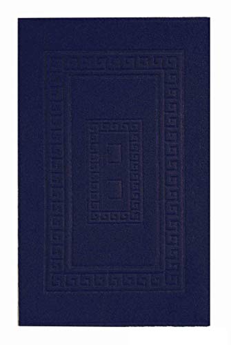 Casatessile Schwamm Bad Matte 60 X 180 cm. Torino - BLU Notte von Casatessile