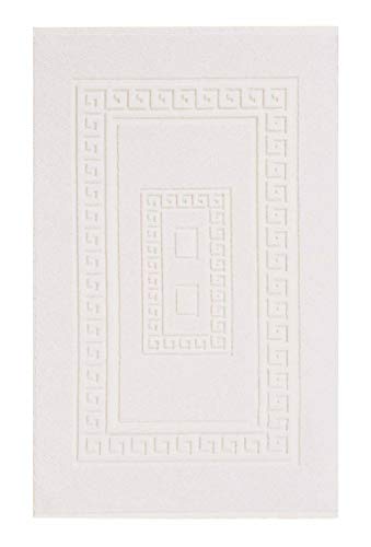 Casatessile Torino, Badezimmerteppich aus Frottee 60x90 cm. - Bianco - BLANKO von Casatessile