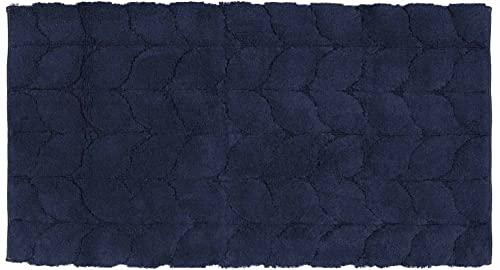 Casatessile rutschfeste Badematte TRECCIA - BLU, 70x170 cm. von Casatessile