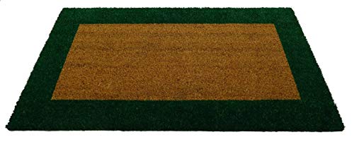 Rechteckige Fußmatte in Kokosnuss ECOCO Bordo - Verde, 40x80 cm. Rechteckige Fußmatte in Kokosnuss ECOCO Bordo - Verde, 40x80 cm. von Casatessile