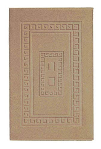 Torino, Badezimmerteppich aus Frottee 60x90 cm. - BEIGE - BEIGE von Casatessile