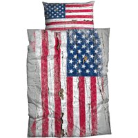 CASATEX Bettwäsche "Stars & Stripes", (2 tlg.), mit Flagge von Casatex