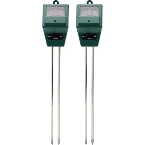Casativo 2er Set Präzises 3in1 Pflanzenerde Messgerät, Bodentester für Feuchtigkeit, pH-Wert und Lichtverhältnisse, idealen Standort für Pflanzen Finden Casativo 2er Set Präzises 3in1 Pflanzenerde Messgerät, Bodentester für Feuchtigkeit, pH-Wert und Lichtverhältnisse, idealen Standort für Pflanzen Finden von Casativo