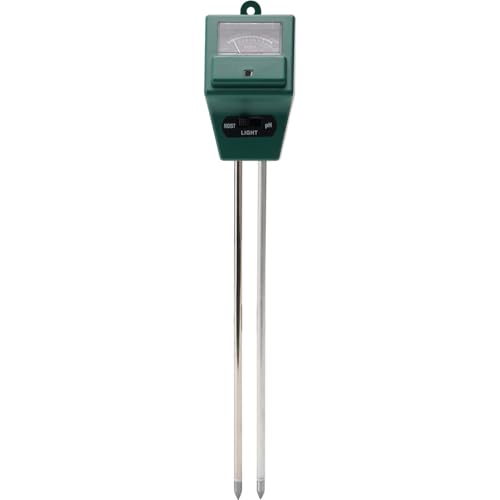 Casativo 4er-Set Präzises 3in1 Pflanzenerde Messgerät, Bodentester für Feuchtigkeit, pH-Wert und Lichtverhältnisse, idealen Standort für Pflanzen Finden von Casativo