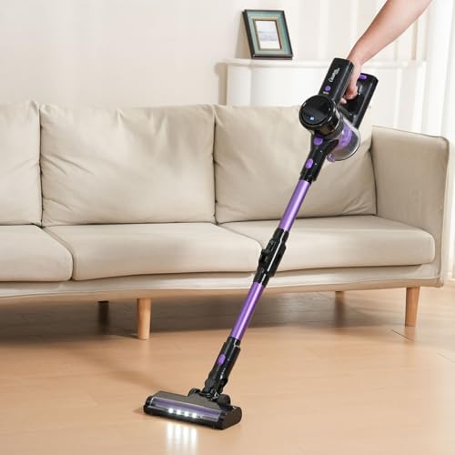 Casativo Multifunktionaler 2in1 Akku Staubsauger - Zyklon-Hand- & Bodensauger mit Wischaufsatz, 23 kPa, HEPA-Filter, Alleskönner für makellose Böden von Casativo