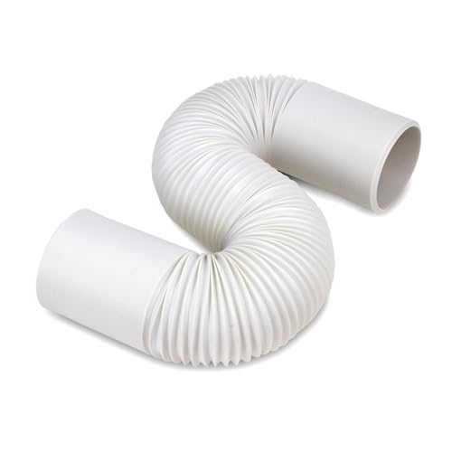 Abluftschlauch Ø 150 mm - Ausziehbar 0,75m bis 5m - Weiss - Universal für Monoblock Klimaanlagen, Wäschetrockner - Robust & Hochwertig - Langlebig, einfache Installation, zuverlässige Abluftlösung von Casativo